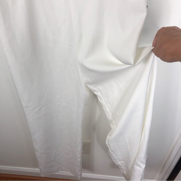 Lulus Eternal Vow Ivory One-Shoulder Sleeveless Bow-Front Jumpsuit Size Large - Picture 8 of 12